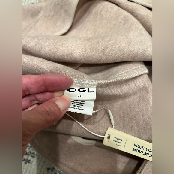 OGL Flare Midi  Oatmeal Color Skirt - Picture 11 of 13